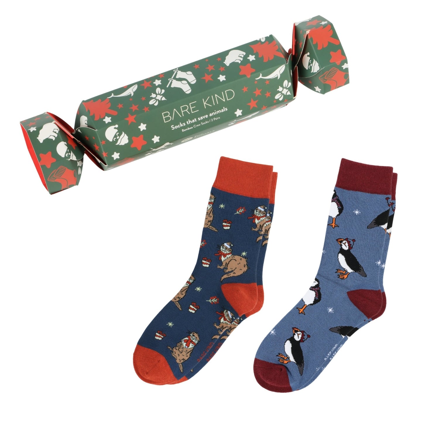 Blue & Green Christmas Cracker Bundle of 2