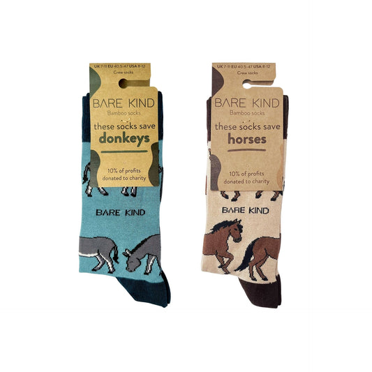 Equine Bamboo Socks Bundle of 2