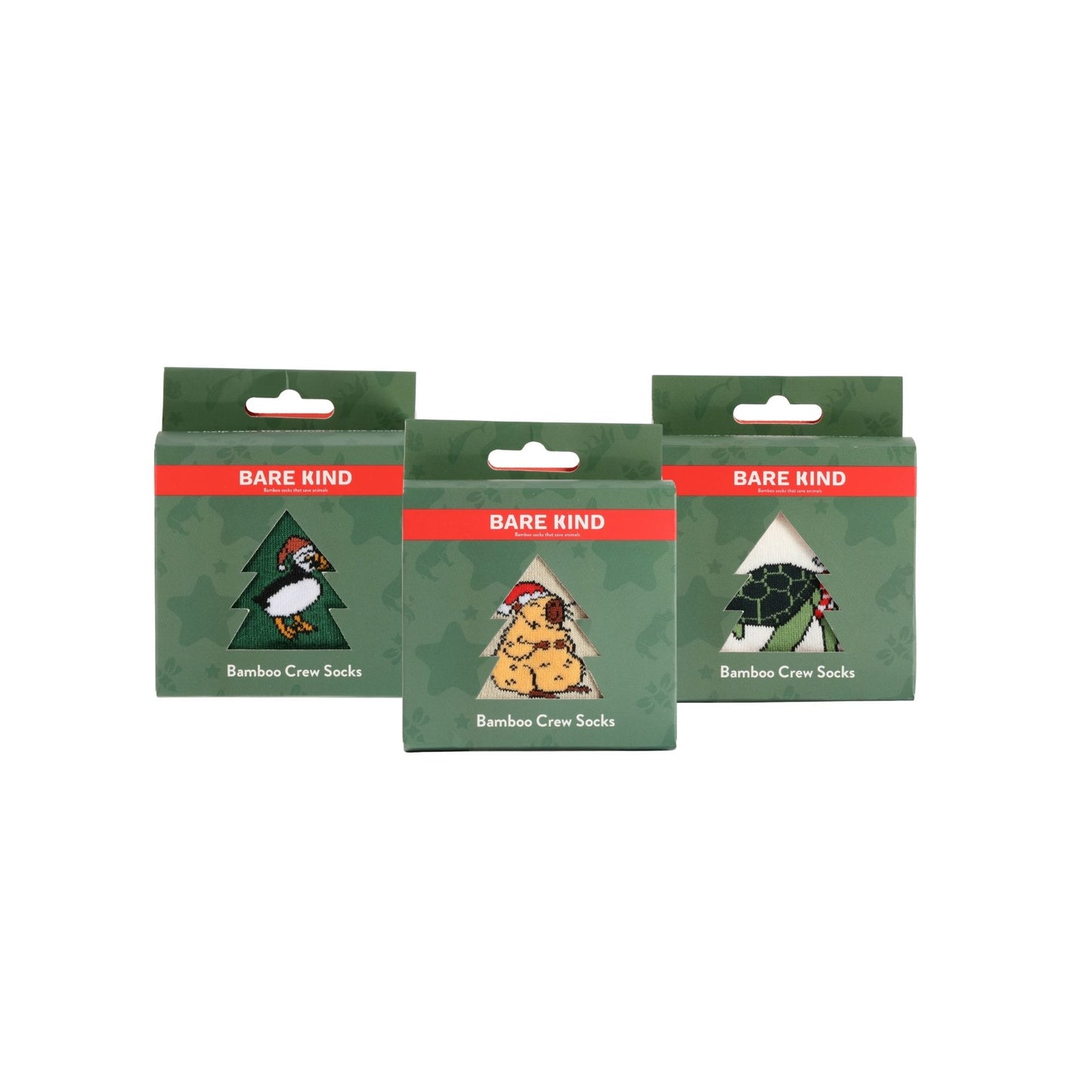 Green Christmas Baubles Bundle of 3