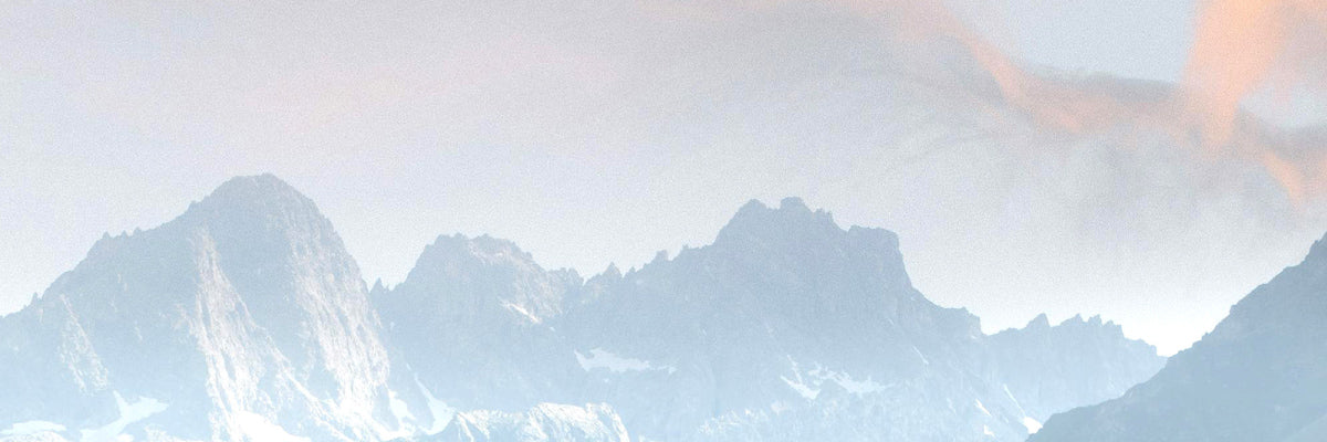 mountains and clouds