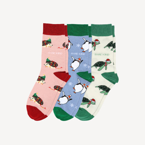 christmas bamboo socks