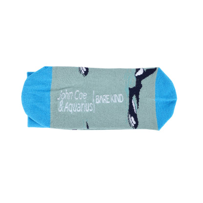 Blue Orca bamboo socks