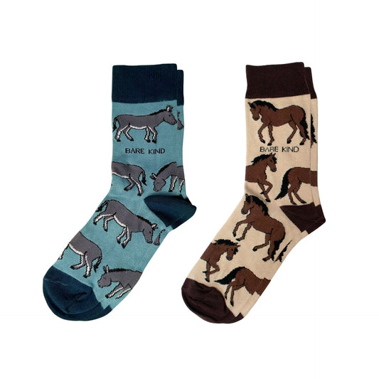 Equine Bamboo Socks Bundle of 2