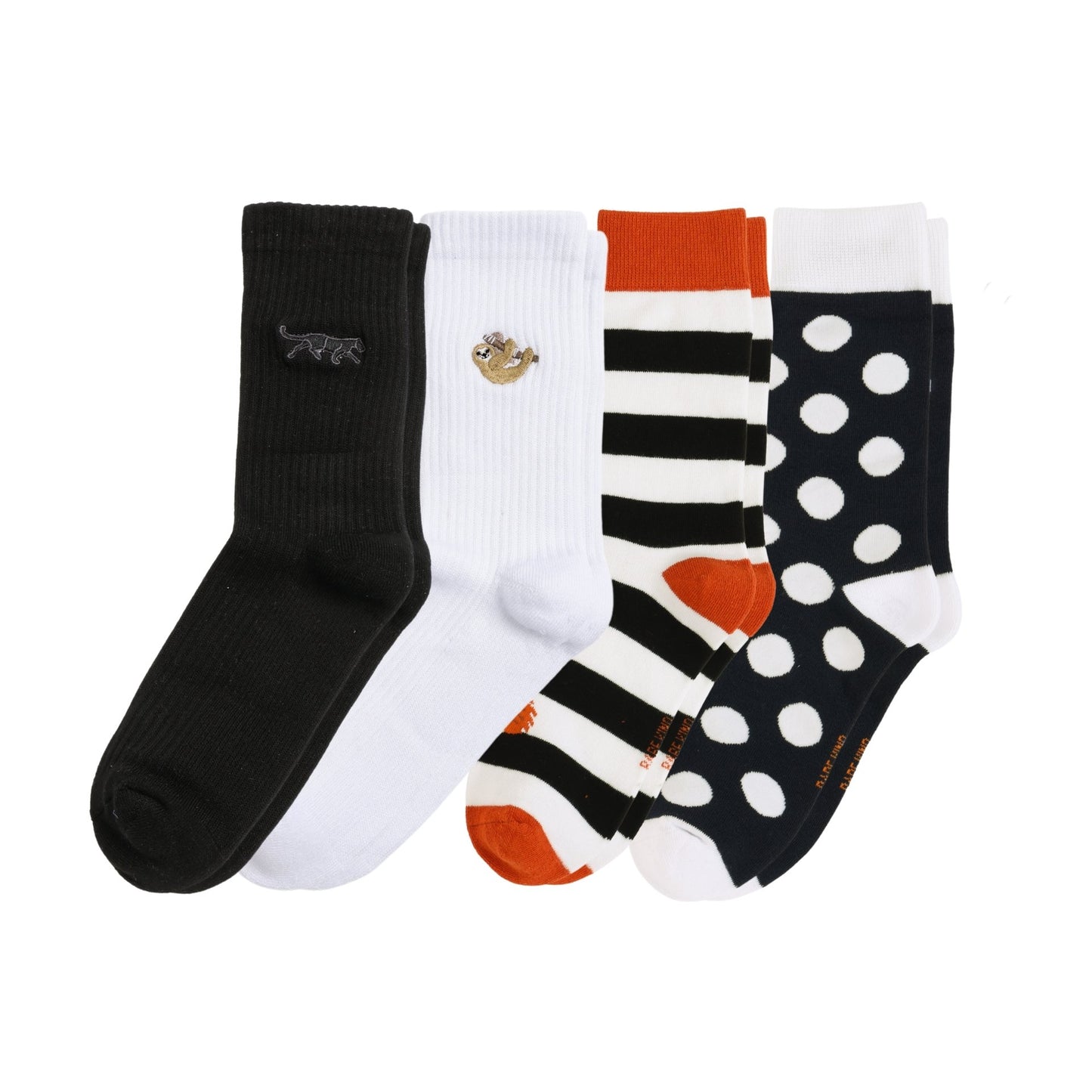 The Monochrome Bamboo Socks Bundle of 4