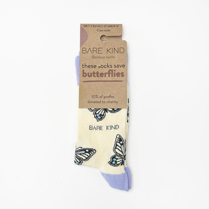 Save the Butterflies Bamboo Socks