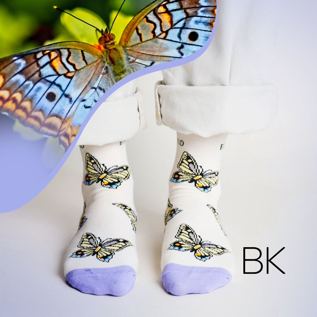 Save the Butterflies Bamboo Socks