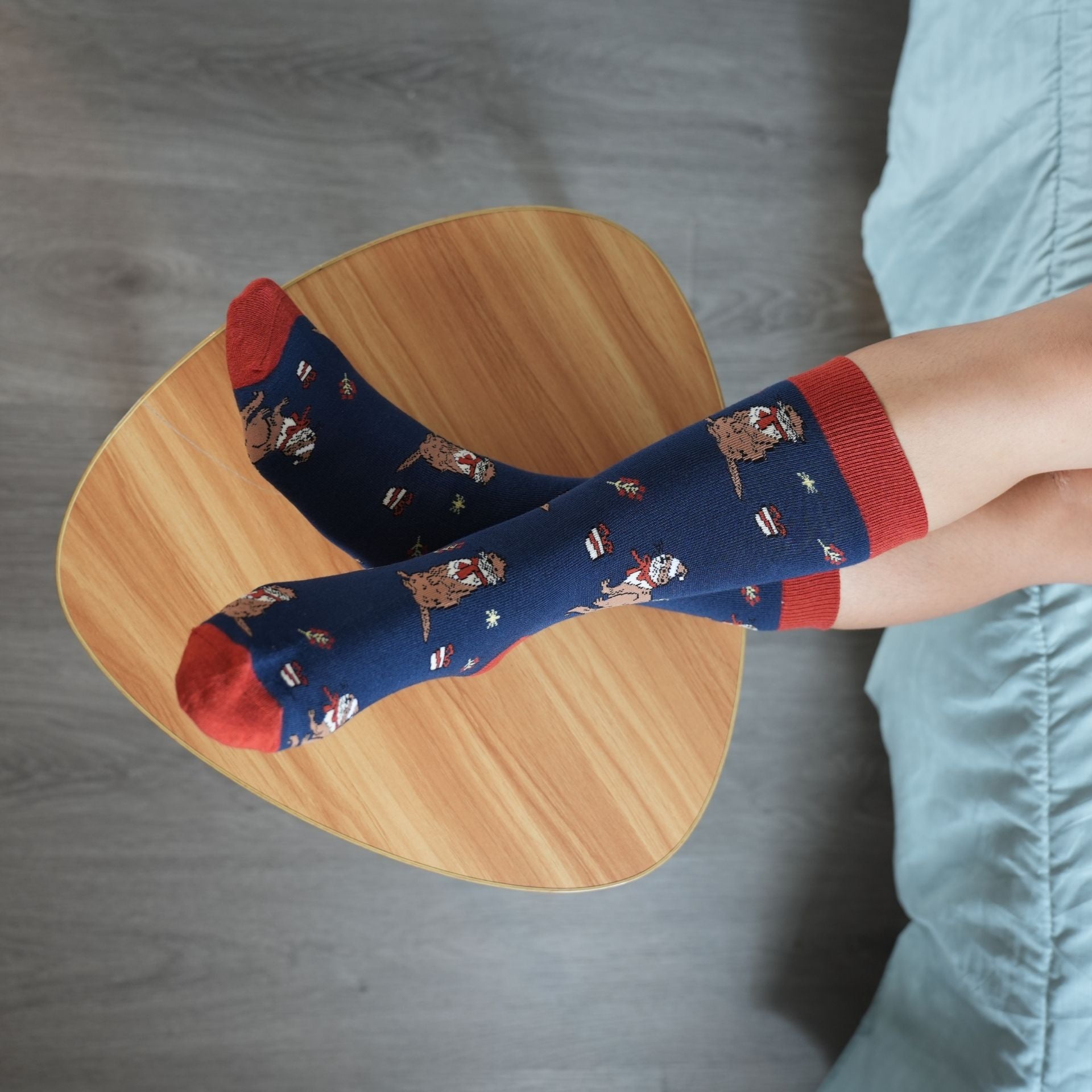 Christmas otter socks