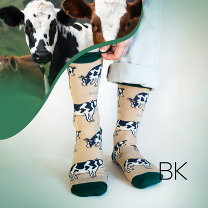 Save the Cows Bamboo Socks