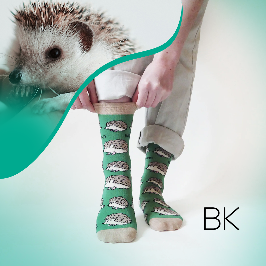 Save the Hedgehogs Bamboo Socks