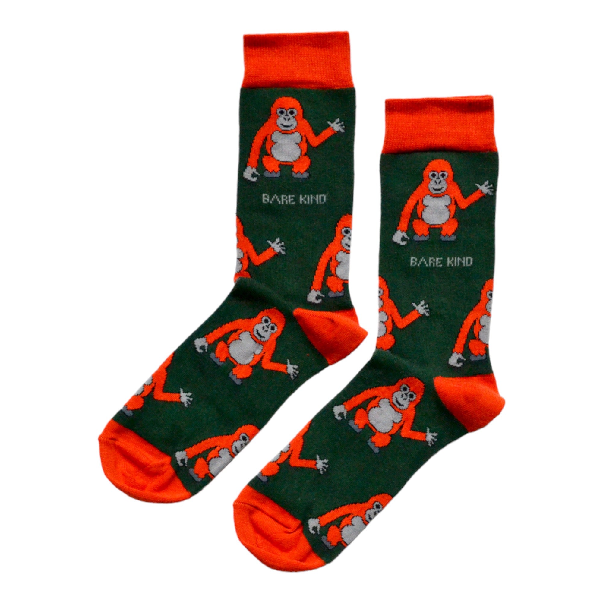 Save the Orangutans Bamboo Socks - 100% Happiness Guarantee