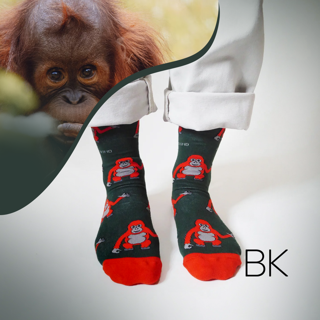 Save the Orangutans Bamboo Socks