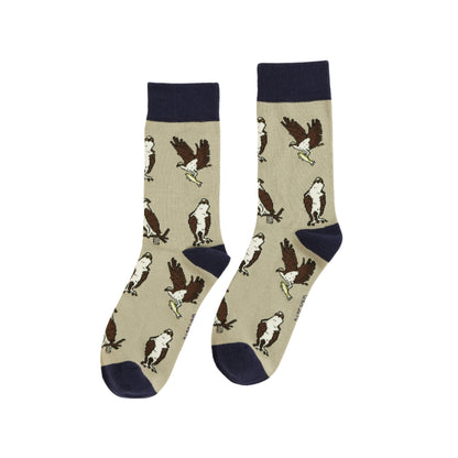 Pair of Osprey bamboo socks on a white background