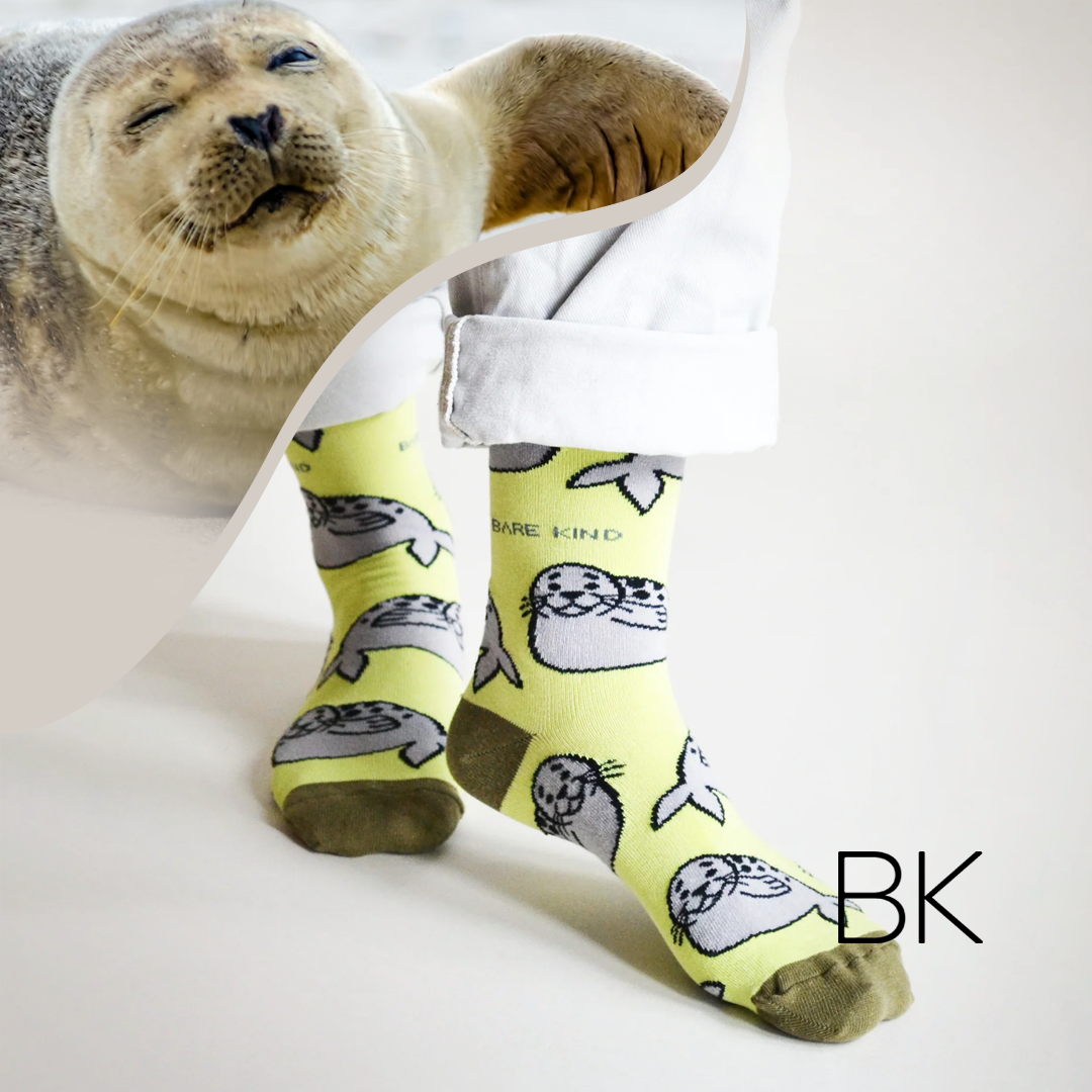 Save the Seals Bamboo Socks