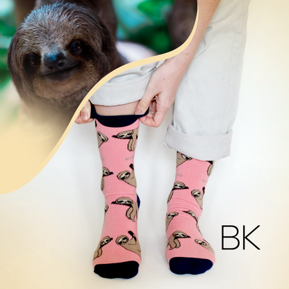 Save the Sloths Bamboo Socks