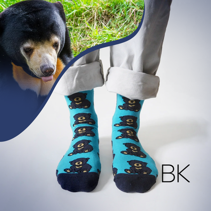 Save the Sun Bears Bamboo Socks