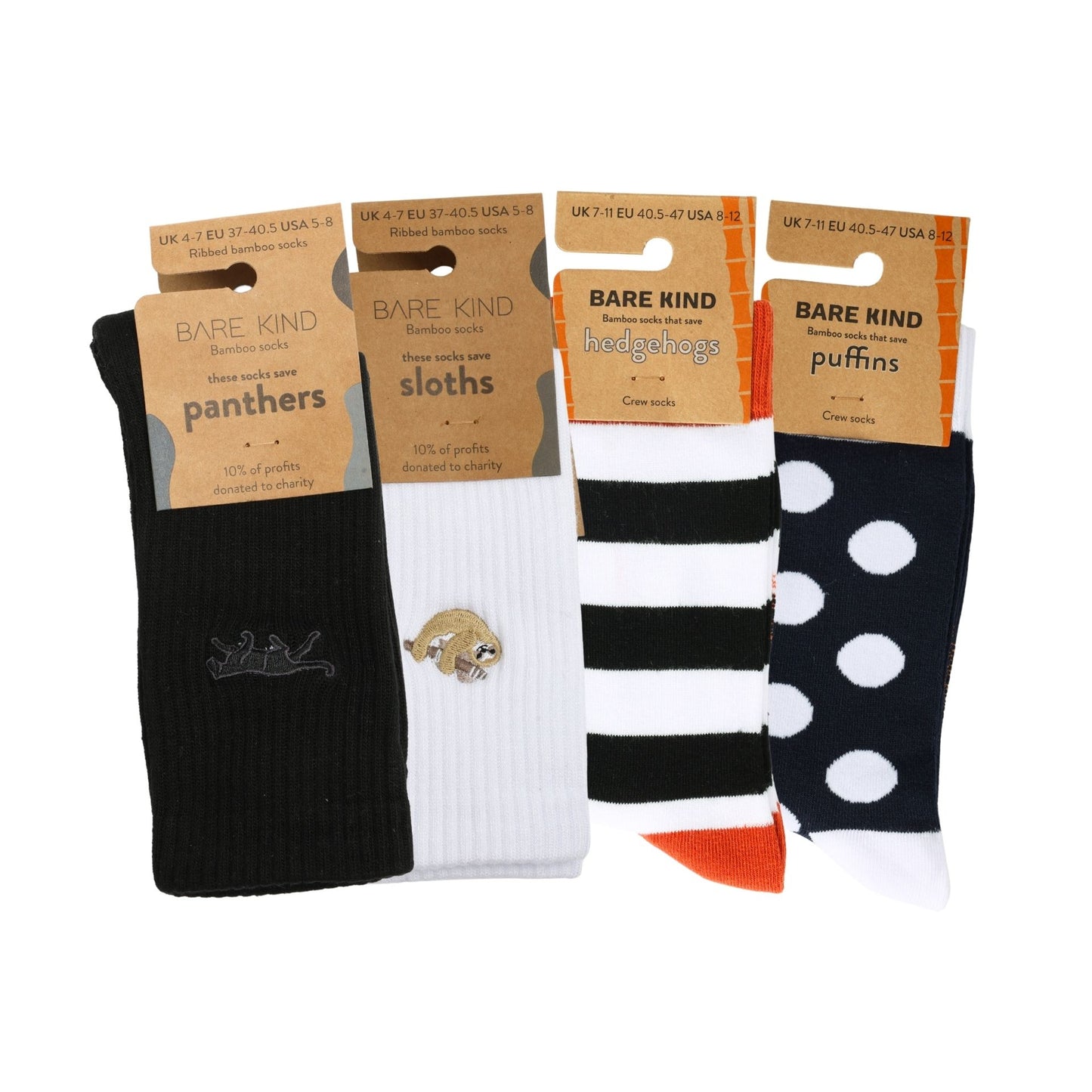 The Monochrome Bamboo Socks Bundle of 4
