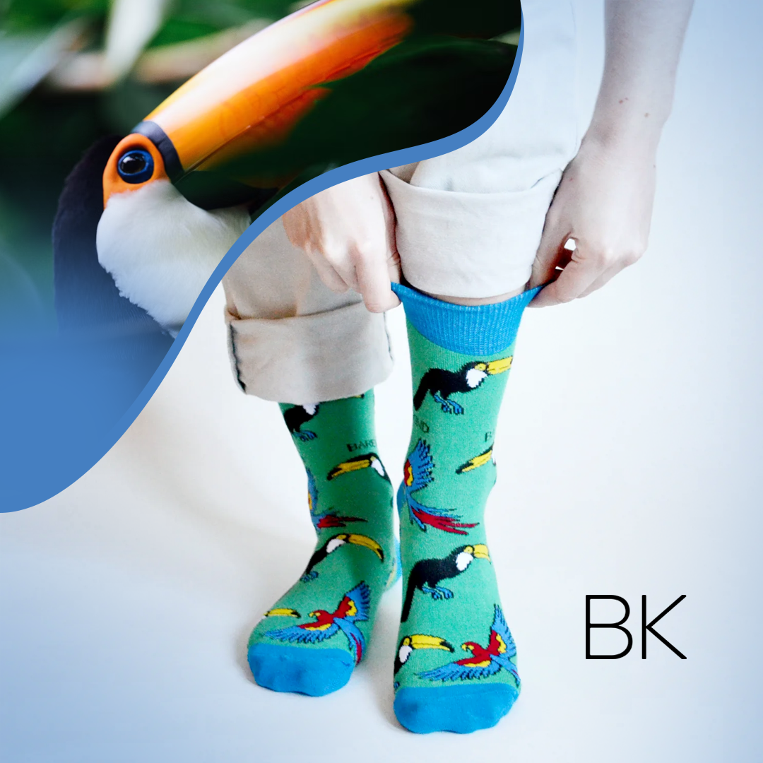 Save the Toucans Bamboo Socks