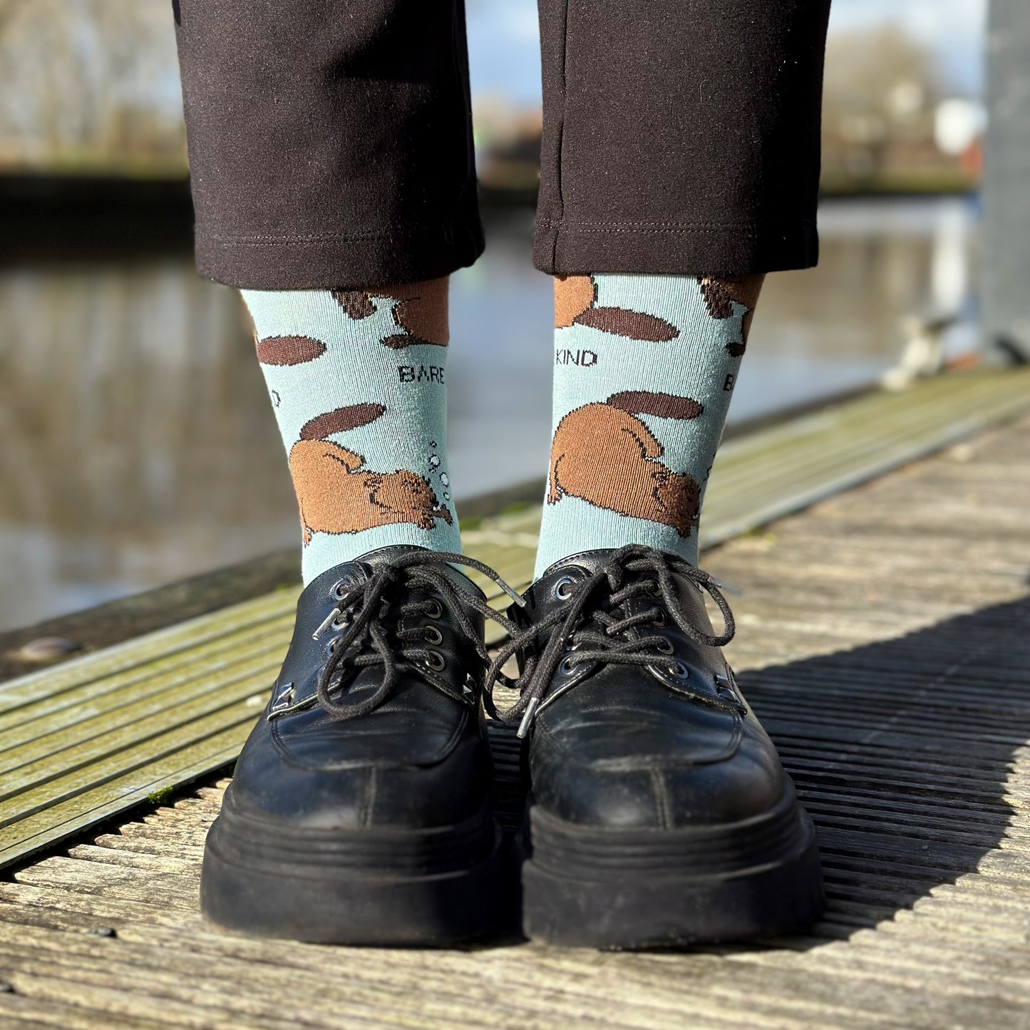 Save the Beavers Bamboo Socks