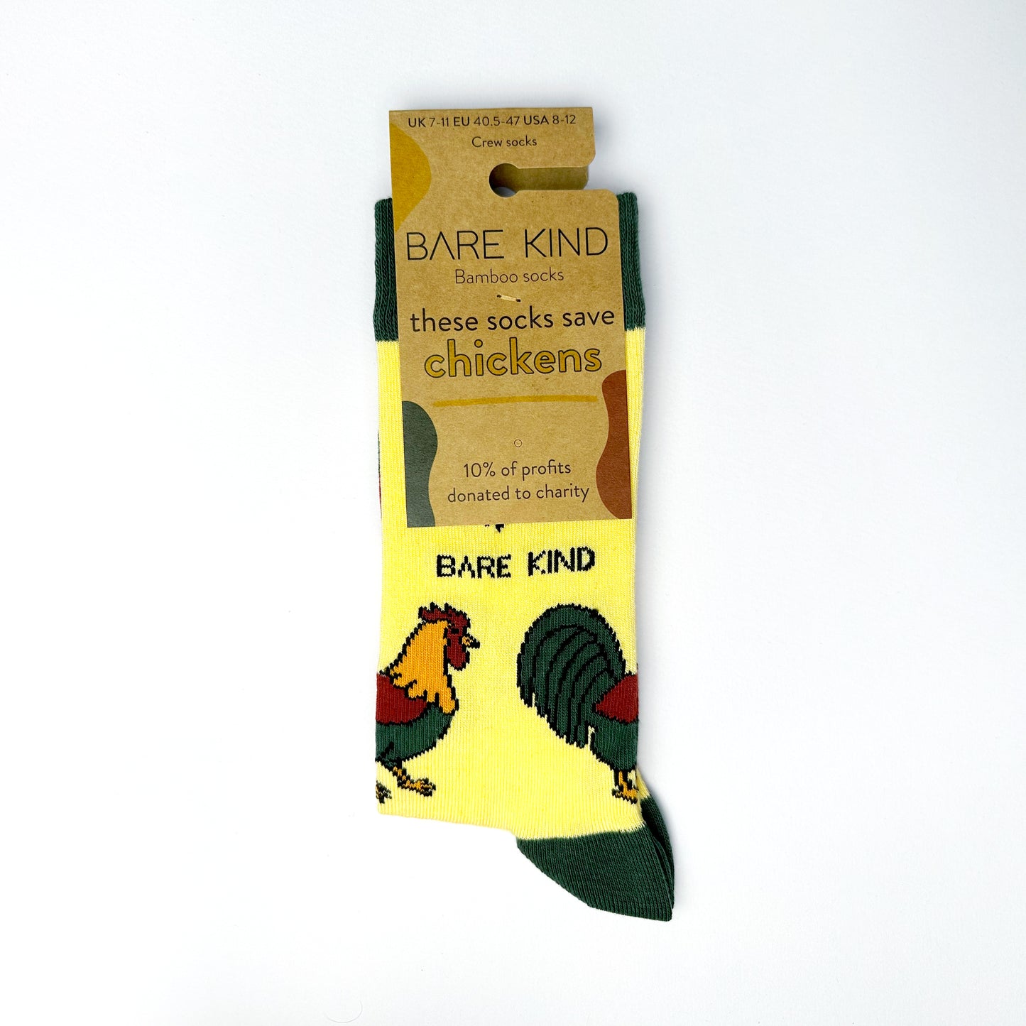 Save the Chickens Bamboo Socks