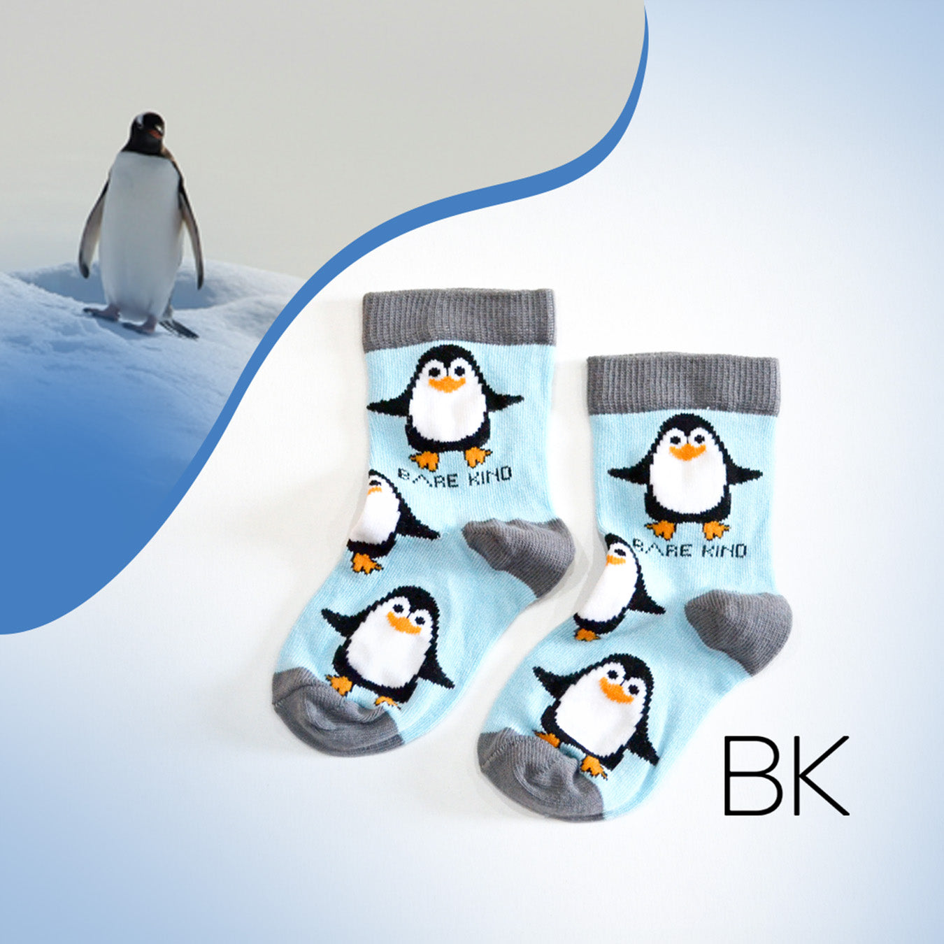 Save the Penguins Bamboo Socks for Kids