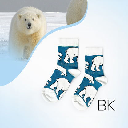 Save the Polar Bear Bamboo Socks for Kids