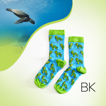 Save the Turtles Bamboo Socks for Kids