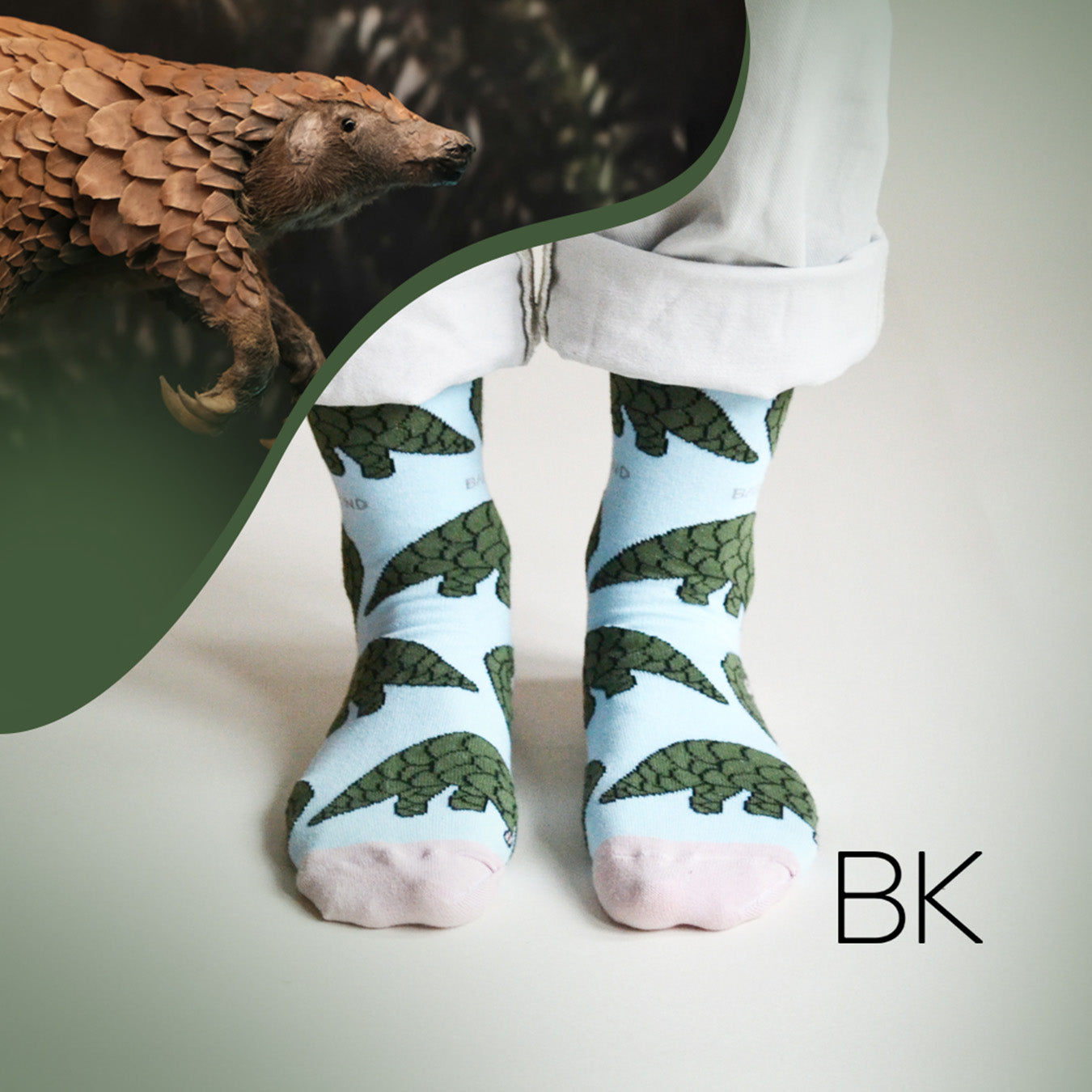 Save the Pangolins Bamboo Socks