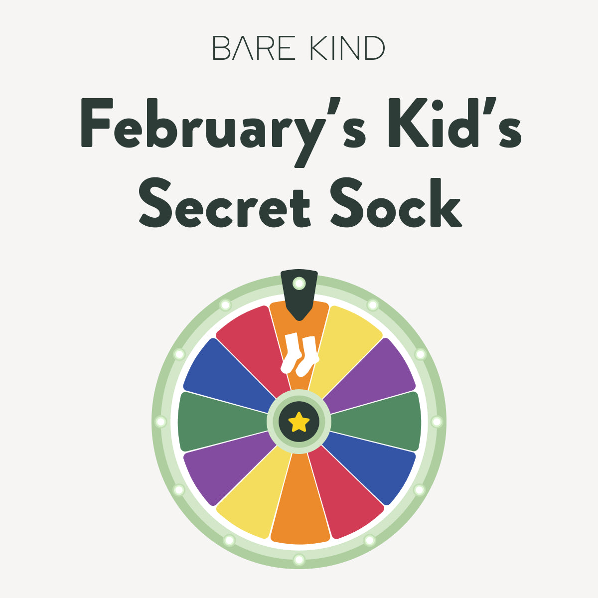 February kid's secret sock