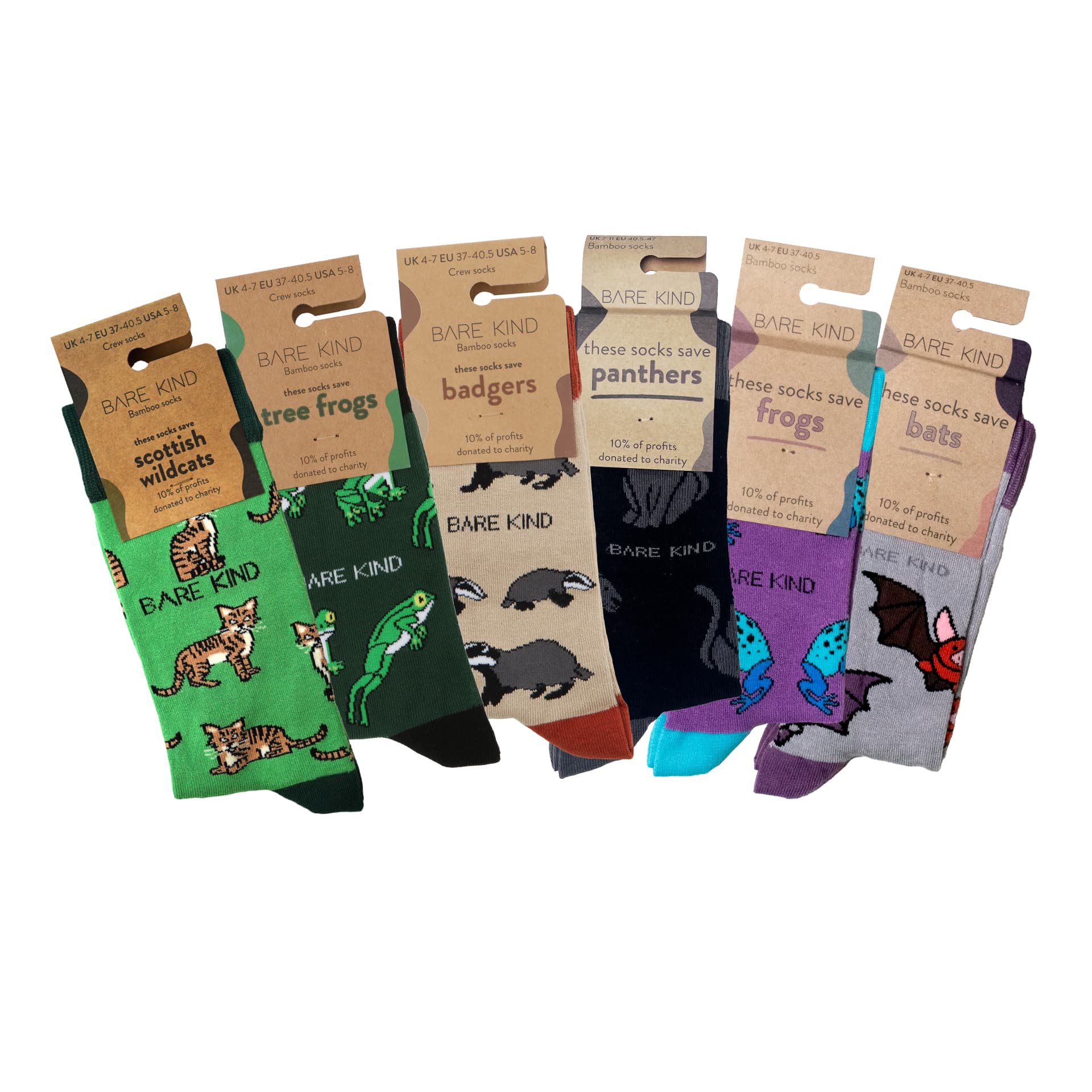 packaging flat lays of halloween bamboo socks