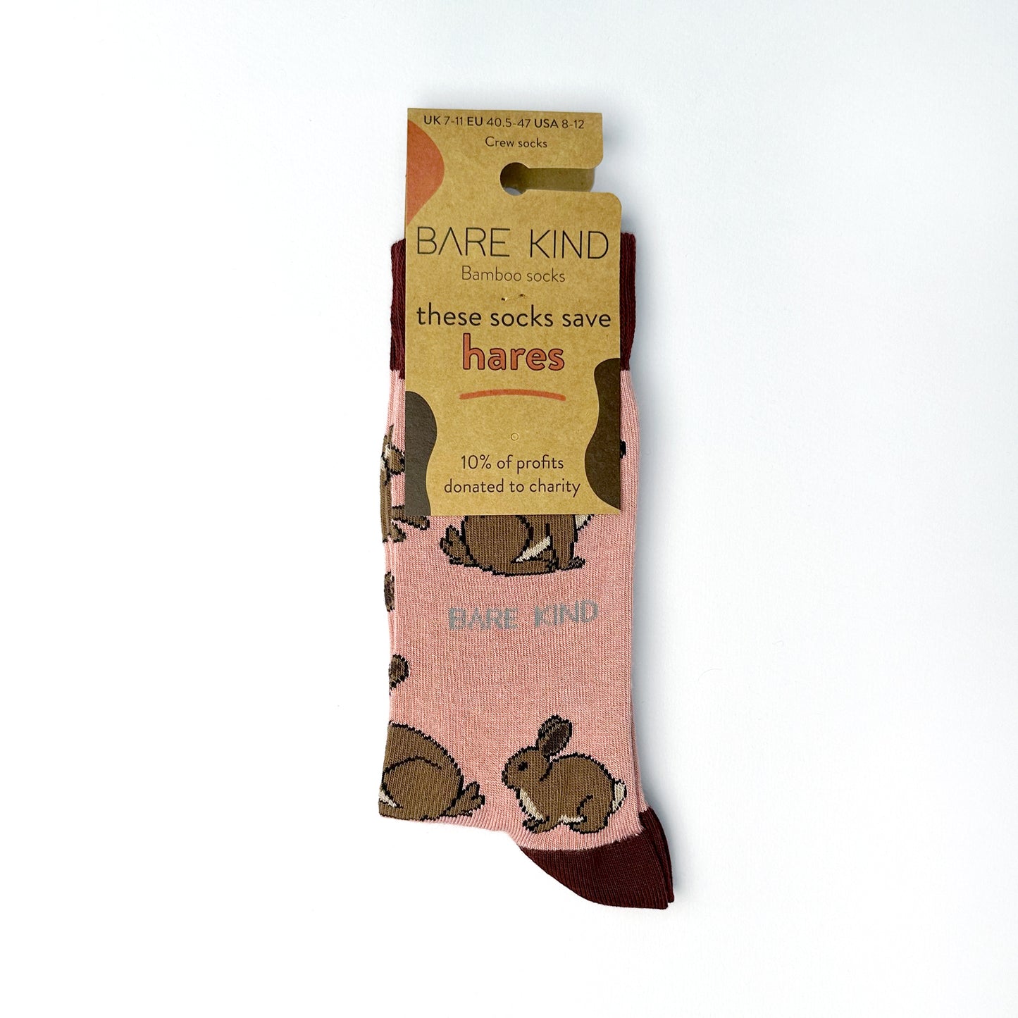 Save the Hares Bamboo Socks