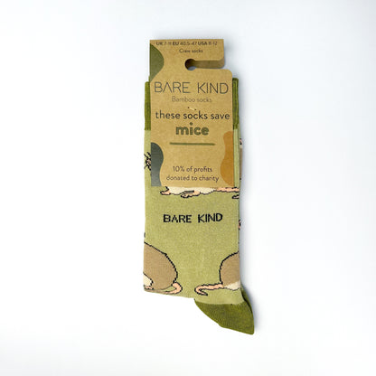 Save the Harvest Mice Bamboo Socks