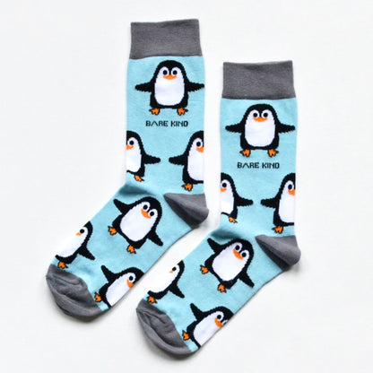 Christmas Penguin 2 Pack Bamboo Sock Set