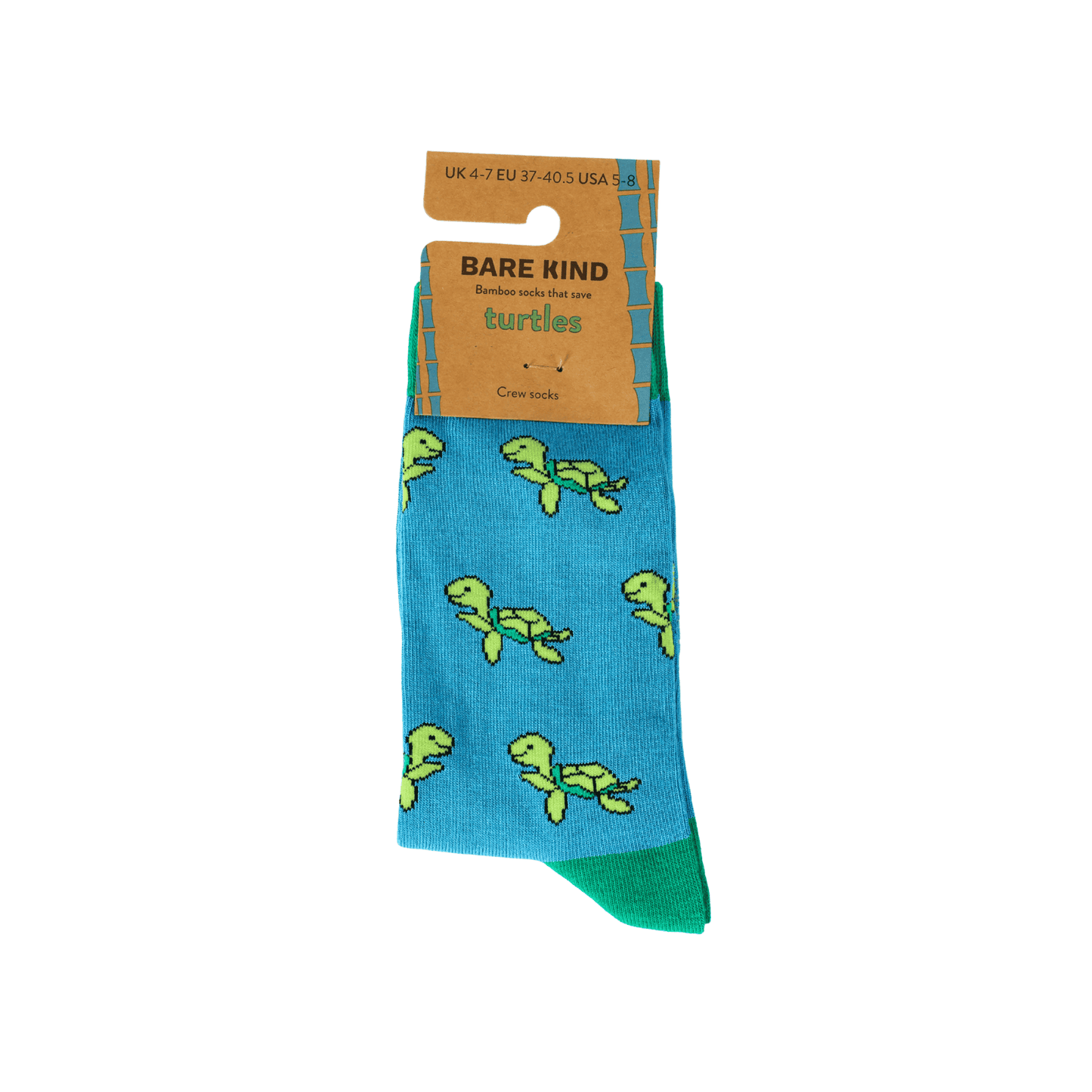 Turtles bamboo socks