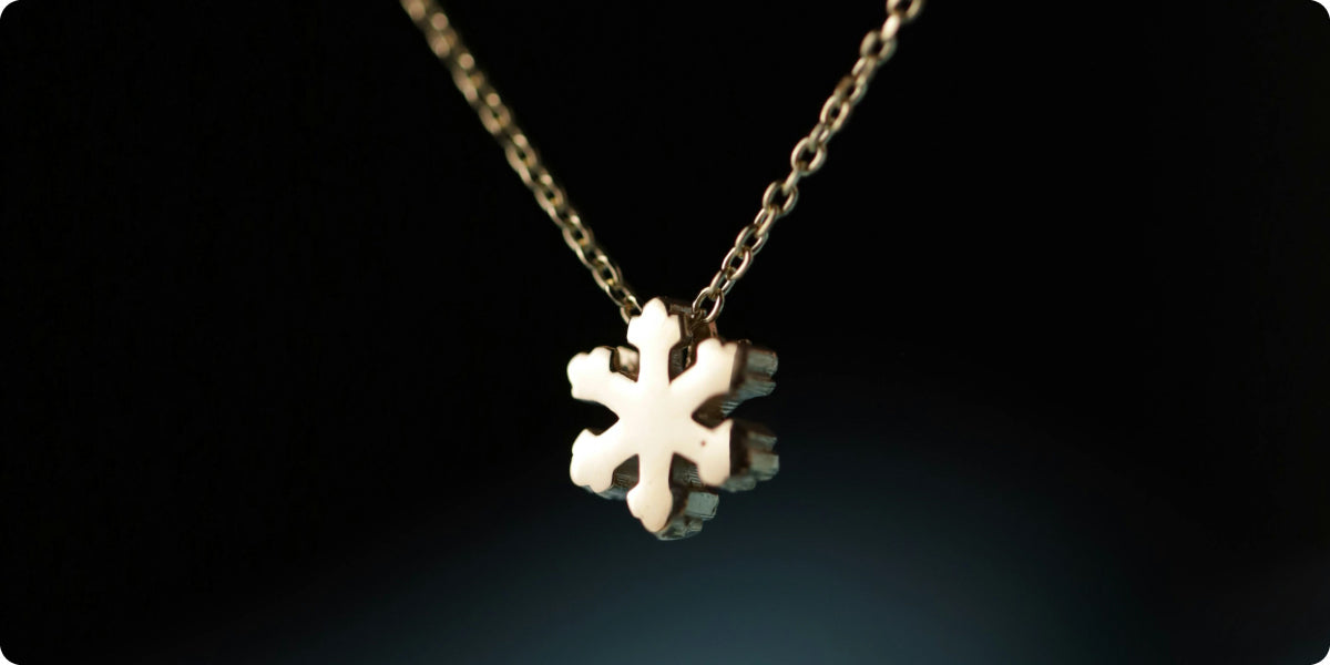 snowflake necklace