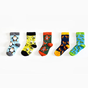 SALE - 'Save the Animals' Bamboo Socks for Kids