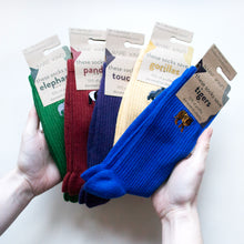 colourful ribbed bamboo sock collection
